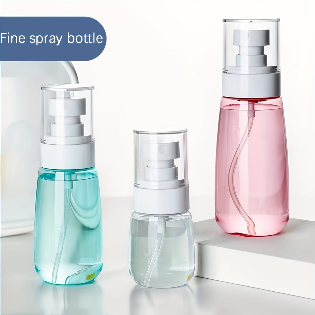 2pcs Set Portable Transparent Spray Bottles for Travel, 1.01/2.03/3.38oz Perfume Atomizer Dispenser Bottles